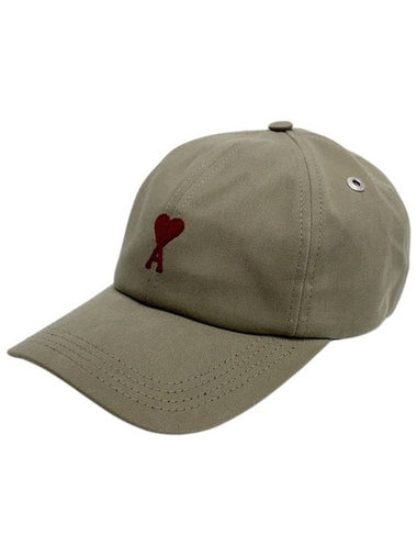 23FW Heart Logo Cap UCP006 263 - AMI - BALAAN 1