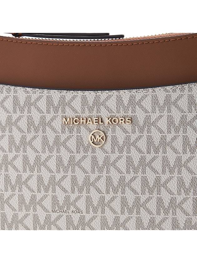 Jet Set Medium Logo Shoulder Bag Vanilla - MICHAEL KORS - BALAAN 8