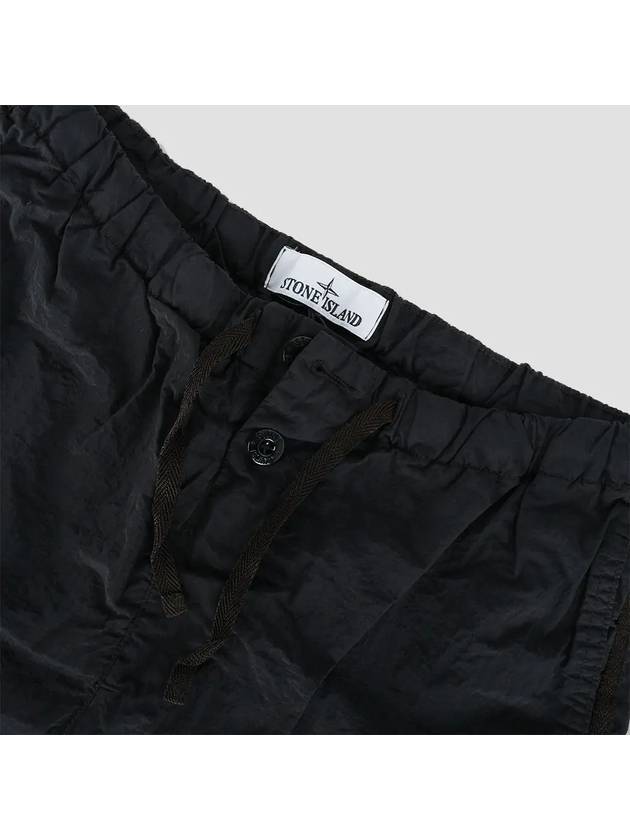 Wappen Patch Nylon Metal Swim Shorts Black - STONE ISLAND - BALAAN 5