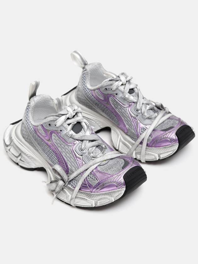 3XL Low-Top Sneakers Purple Grey - BALENCIAGA - BALAAN 3