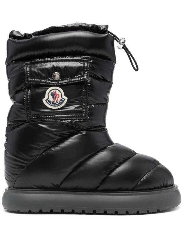 Gaia Padded Winter Boots Black - MONCLER - BALAAN 1