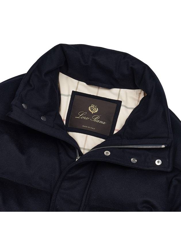 Giulio Puffer Jacket Navy Blue - LORO PIANA - BALAAN 9