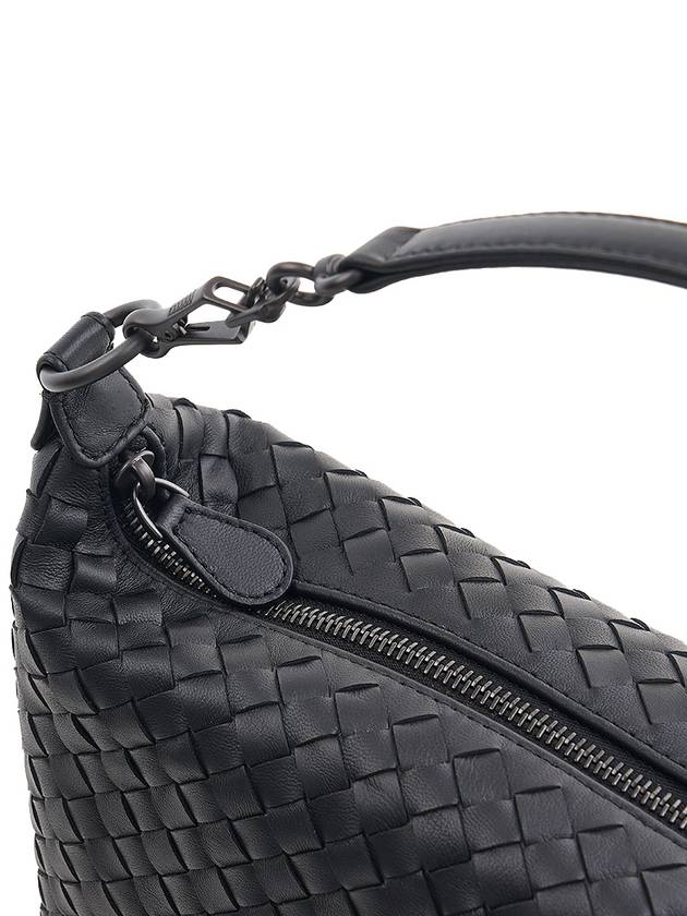 Women's Intrecciato Shoulder Bag Black - BOTTEGA VENETA - BALAAN 9