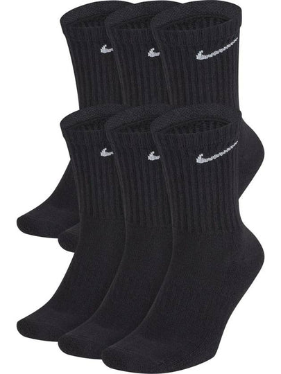 Everyday Cushioned Socks 3 Pack Black - NIKE - BALAAN 2