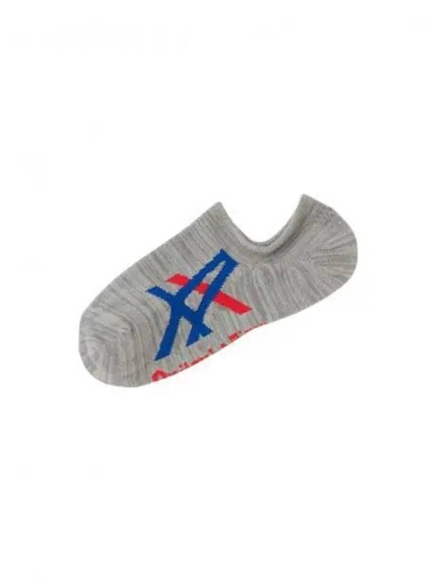 Stripe Logo Socks Grey - ONITSUKA TIGER - BALAAN 1