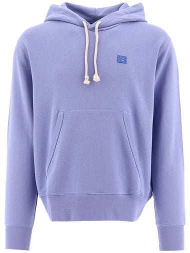 Nash Face Patch Hoodie Pale Purple - ACNE STUDIOS - BALAAN 1