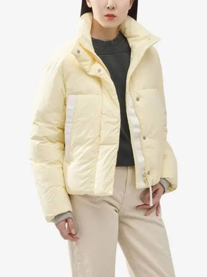 Junction Crop Puffer Padding Light Yellow 2620WW1207 - CANADA GOOSE - BALAAN 2