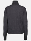 De Coeur Wool Turtleneck Heather Grey - AMI - BALAAN 3