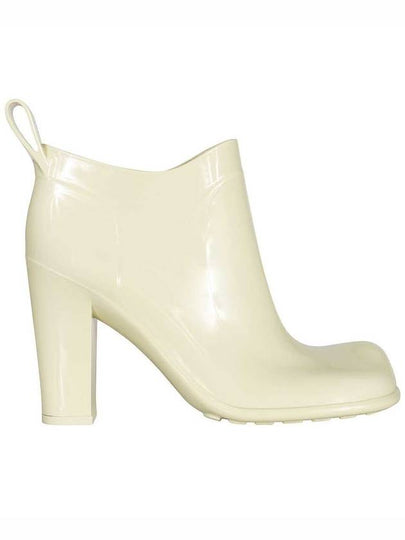 Shine Rubber Heel Ankle Worker Boots Sea Salt - BOTTEGA VENETA - BALAAN 2