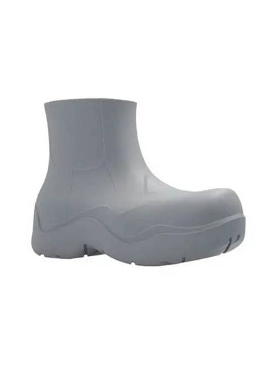 Puddle Rubber Ankle Rain Boots Grey - BOTTEGA VENETA - BALAAN 2