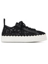 Lauren Lace Low Top Sneakers Black - CHLOE - BALAAN 2