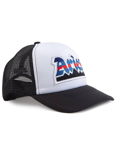 Mountain Trucker Ball Cap White Black - ARIES - BALAAN 2