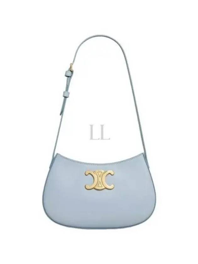 Calfskin Medium Tilly Shoulder Bag Light Blue - CELINE - BALAAN 2