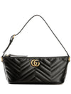 GG Marmont Shoulder Bag Black - GUCCI - BALAAN 2