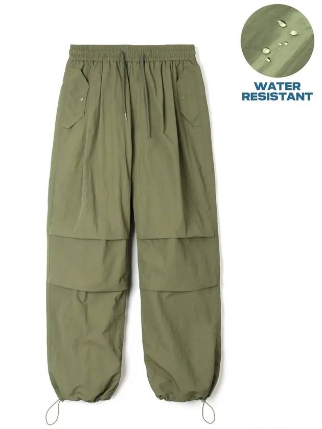 Tasran two-tuck pocket parachute pants_khaki - INDUST - BALAAN 2