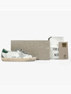 Superstar Green Heel Tab Leather Sneakers White - GOLDEN GOOSE - BALAAN 5