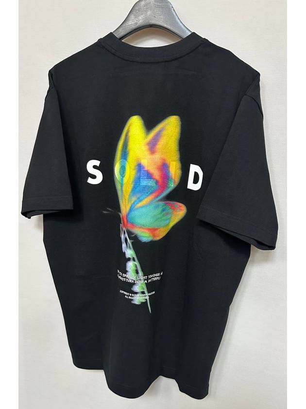 Solid Homme Butterfly Graphic T Shirt 48 - SOLID HOMME - BALAAN 3