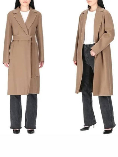 S PAULINE 2419011041600 045 Belted wool coat long 1127913 - MAX MARA - BALAAN 1