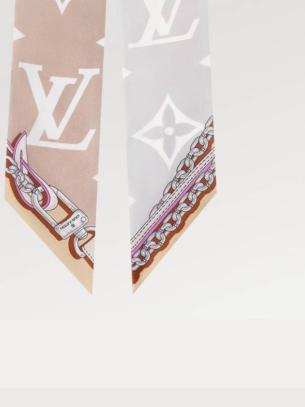 Ultimate Monogram BB Scarf White - LOUIS VUITTON - BALAAN 4