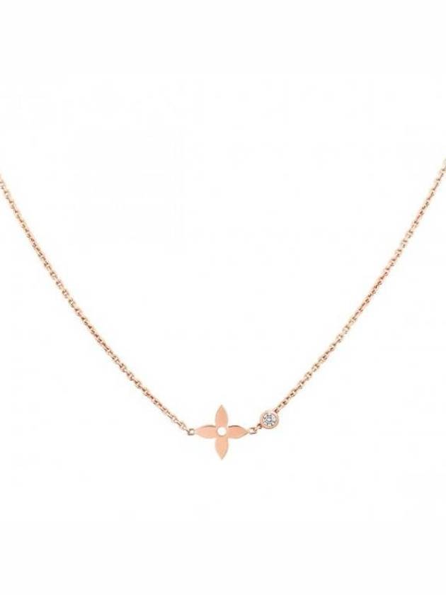 Idylle Blossom Necklace Rose Gold - LOUIS VUITTON - BALAAN 1