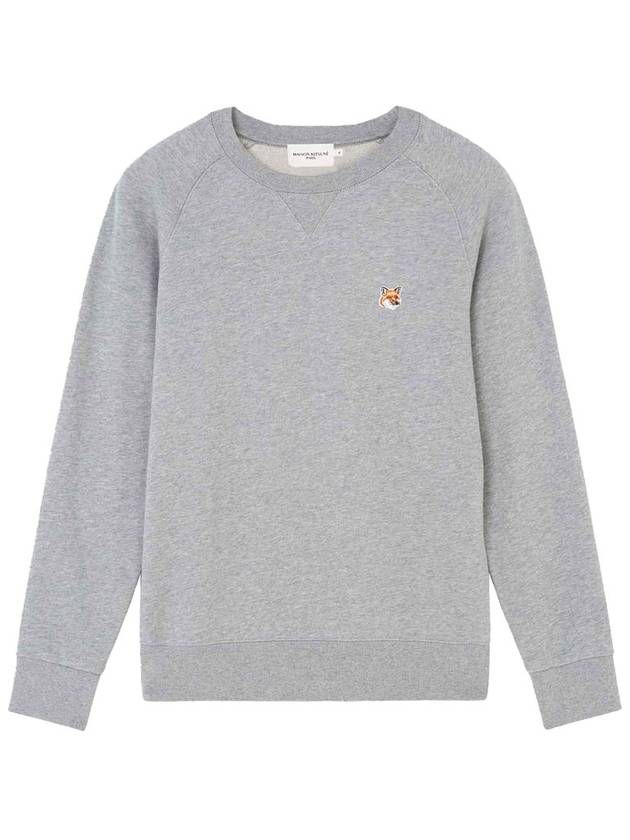 Fox Head Patch Classic Sweatshirt Grey Melange - MAISON KITSUNE - BALAAN 2