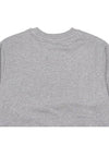 Logo Print Cotton Sweatshirt Heather Grey - A.P.C. - BALAAN 8