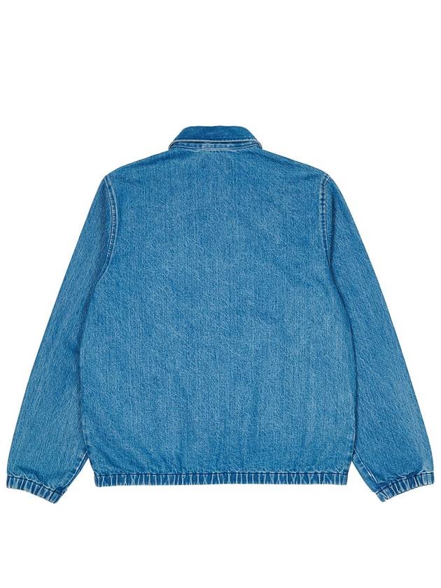 Washed Denim Harrington Jacket Stone Wash - PALACE - BALAAN 2