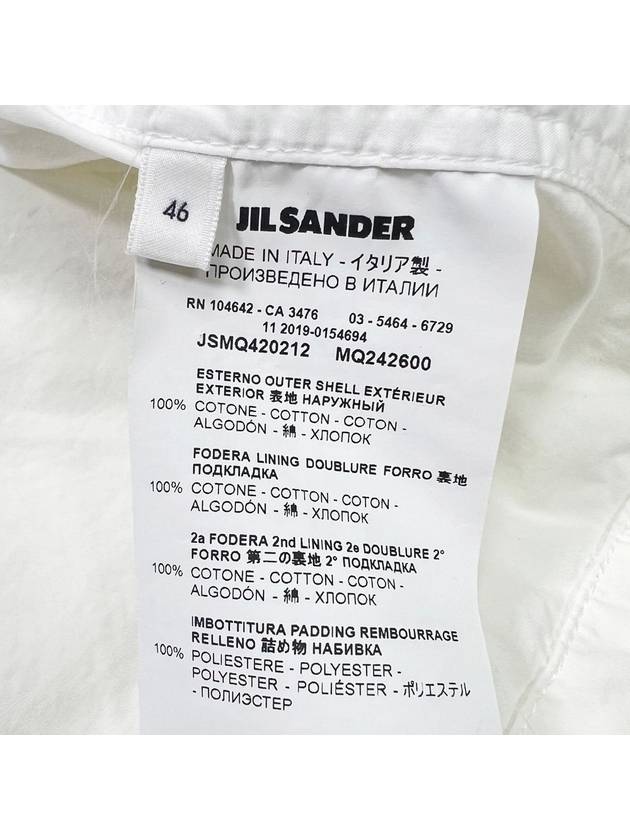 Men s ASAKA Jacket White - JIL SANDER - BALAAN 9