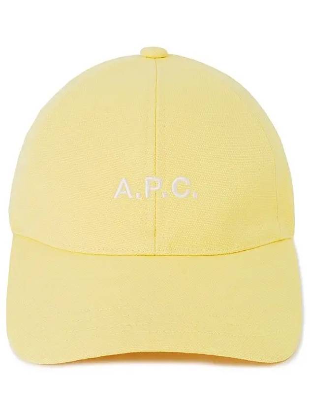 Charlie Logo Ball Cap Yellow - A.P.C. - BALAAN 3