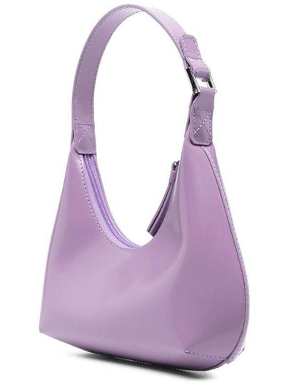 'Baby Amber' Light Purple Shoulder Bag In Shiny Leather Woman By Far - BY FAR - BALAAN 2