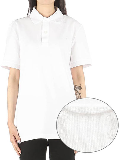 Back Stitch Polo Shirt White - MAISON MARGIELA - BALAAN 2