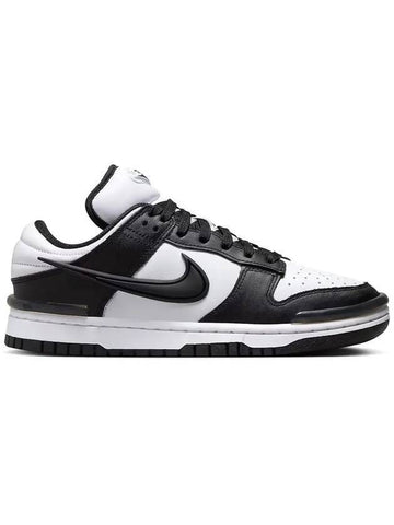 Women's Dunk Low Twist Low Top Sneakers White Black - NIKE - BALAAN 1