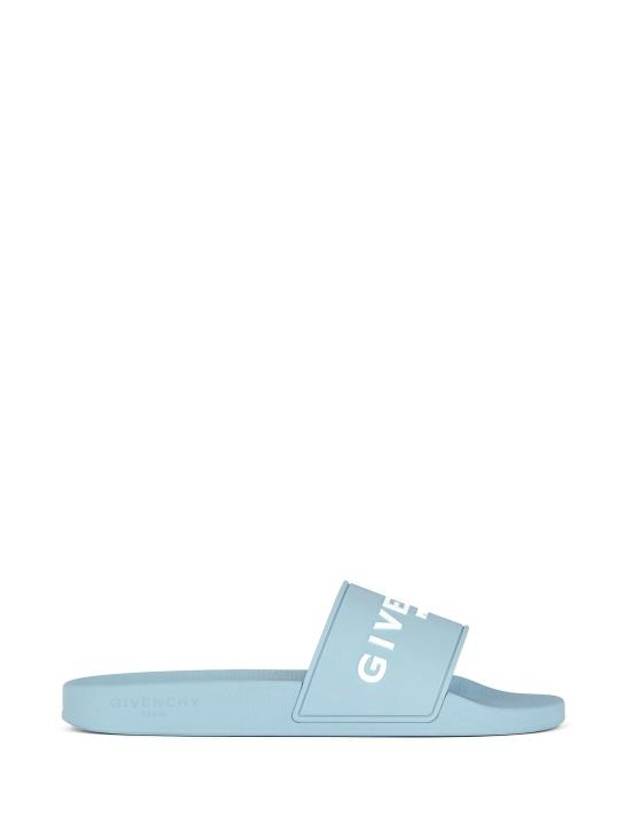 logo slippers blue - GIVENCHY - BALAAN 1