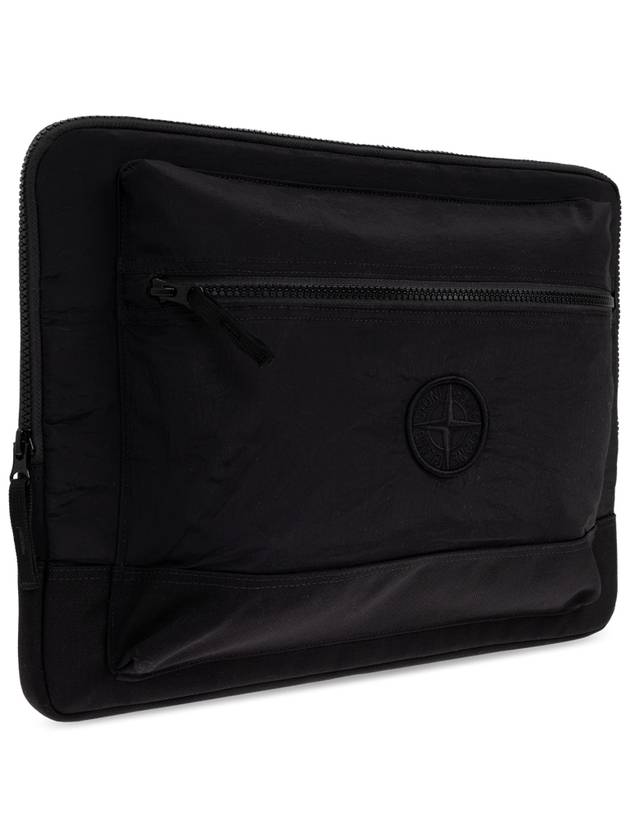 Stone Island Bag With Logo, Men's, Black - STONE ISLAND - BALAAN 5