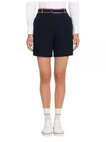 Waste RWB Trim High Shorts Navy - THOM BROWNE - BALAAN 2