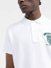 Tennis Club Badge Logo Short Sleeve PK Shirt White - AUTRY - BALAAN 3