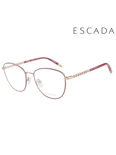 Glasses Frame VES C61 0E59 Round Metal Women s - ESCADA - BALAAN 1