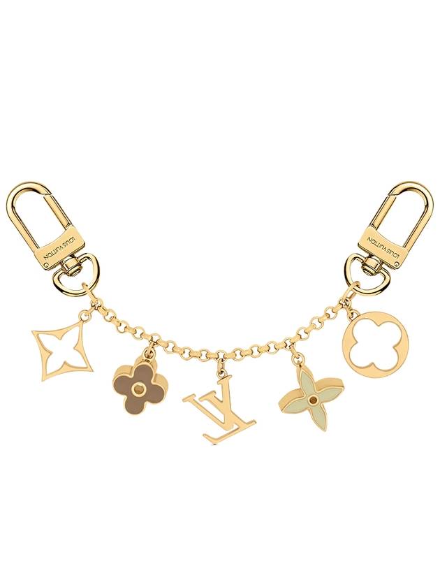 Fleur De Monogram Bag Charm Chain Gold - LOUIS VUITTON - BALAAN 3