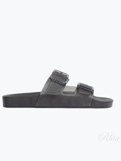 Mallorca Clear Rubber Slippers Black - BALENCIAGA - BALAAN 2