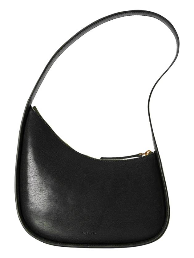 The Row Black Half Moon Shoulder Bag W1249 L39 BLSG - THE ROW - BALAAN 1