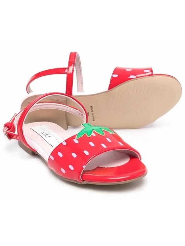 Kids Strawberry Sandals Red 8Q0AP6 Z0226 510RO - STELLA MCCARTNEY - BALAAN 4