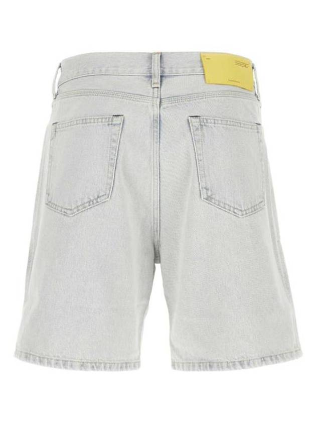 Utility Denim Bermuda Shorts Light Blue - OFF WHITE - BALAAN 3