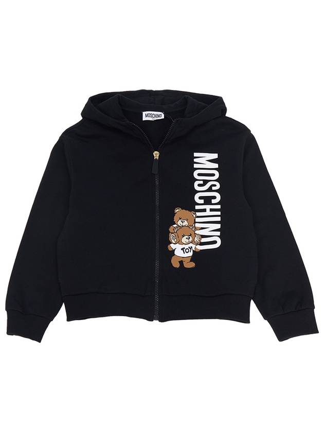 Kids brushed hood zip up HUF08R LCA14 60100 Adults can wear - MOSCHINO - BALAAN 2