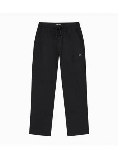 Jeans 90s Straight Fit Chino Track Pants Black - CALVIN KLEIN - BALAAN 2