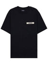 Le Gros Grain Logo Short Sleeve T-Shirt Black - JACQUEMUS - BALAAN 11