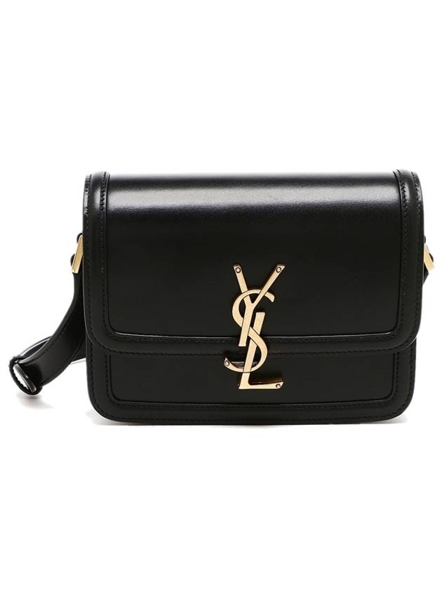 Gold Hardware Monogram Small Solferino Shoulder Bag Black - SAINT LAURENT - BALAAN 3