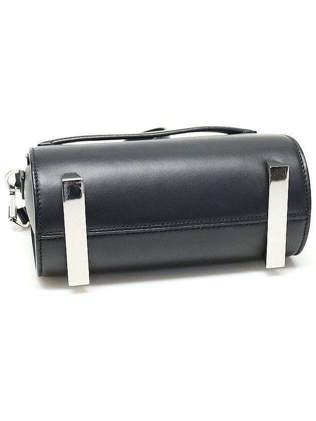 205569 Black leather silver CHASTITY clutch shoulder bag - ALEXANDER WANG - BALAAN 5