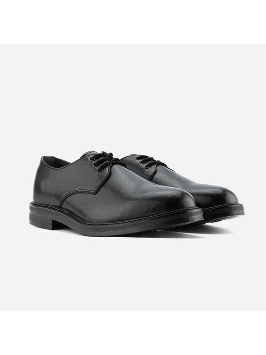 F14 Jeff Cowhide 3 Hole Derby Shoes Vanta Black - BSQT - BALAAN 1