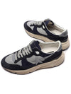 Star Running Sole Suede Low Top Sneakers Grey Navy - GOLDEN GOOSE - BALAAN 7