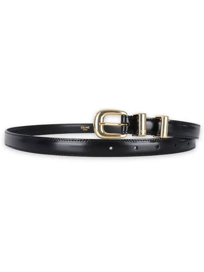 Western 14 Leather Belt Black - CELINE - BALAAN 2